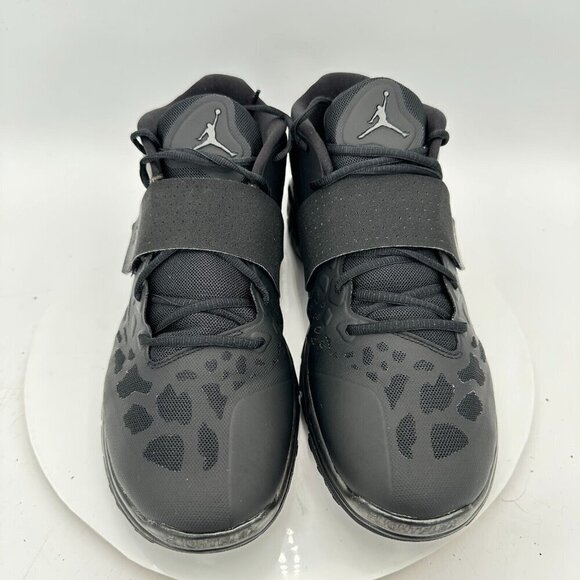 Nike Air Jordan Flight Flex Trainer 2 Men Size 13 768911-010 Black Strap Shoes - Picture 3 of 13